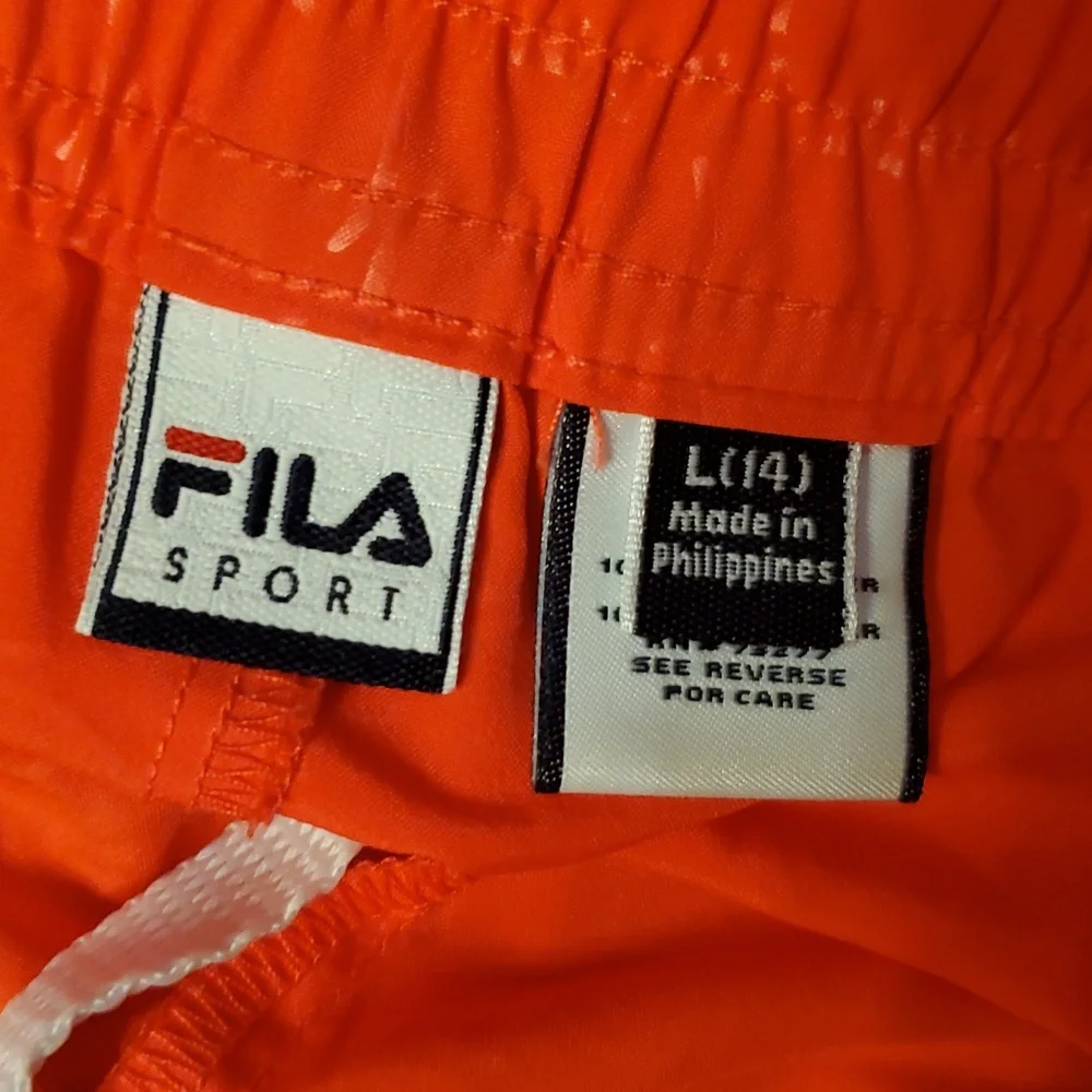 Fila Sport Girls 2 Pack Lightweight Athletic Shorts Size 14 Blue And Dayglo Pink